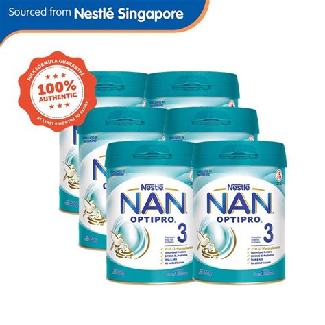 Nestlé Nan Optipro 3 Growing Up Milk 2 Fl 850g X6 New Packaging