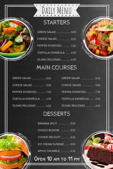 4.6 out of 5 stars, based on 119 reviews 119 ratings current price $388.94 $ 388. Copy of Chalkboard Menu Template | PosterMyWall