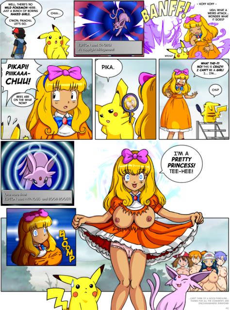 Rule 34 5girls Alternate Breast Size Anabel Pokemon Ash Ketchum Ashley Pokemon Beige Skin