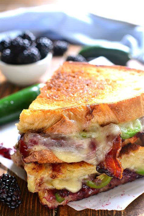 This Blackberry Bacon Grilled Cheese Is The Perfect Combination Of