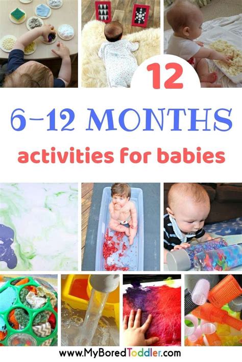 Activities For Babies 6 12 Months Infant Activities Baby Play