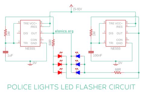 Flashing Led Circuit Design