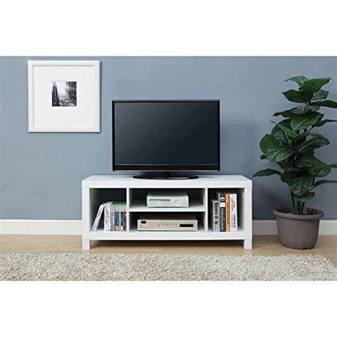 The home storage cabinet offers two adjustable shelves, allowing one to make room for taller items. Mainstay.. TV Stand for TVs up to 42 | Media console table ...