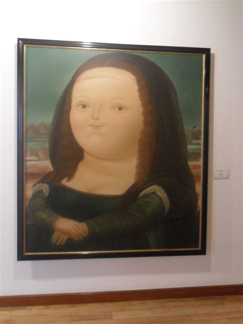 Mona Lisa Botero Figurative Artists Fernando Botero Oil Painting