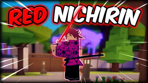 [CODE] Unlocking My RED NICHIRIN BLADE in WISTERIA... | Roblox Wisteria