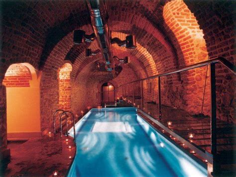 Gothic Underground Pool Hotel Copernicus Krakow Poland Hotel
