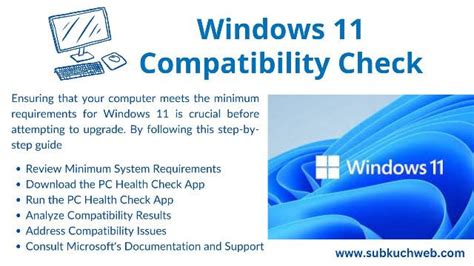 Windows 11 Compatibility Check A Step By Step Guide