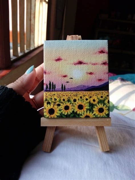 40 Easy Mini Canvas Painting Ideas For Beginners Artistic Haven In