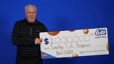 arnprior ont man wins 1 million lotto 6 49 prize ctv news