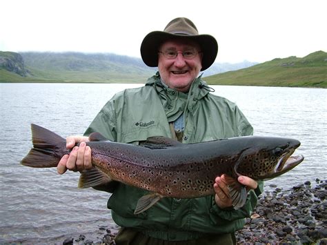 Brown Trout Fishing At Fionn Loch Letterewe Estate