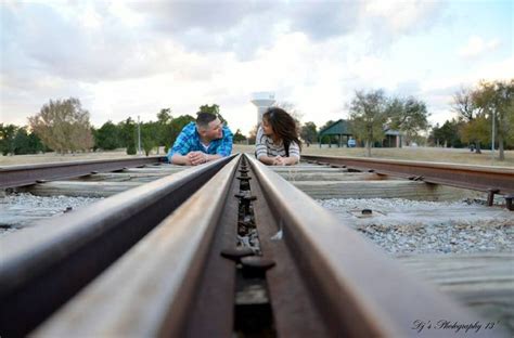 Couples Photography Rail Road Tracks Train Ideas Cute Couple Photography Photography