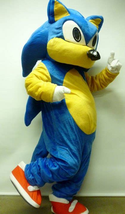sonic  hedgehog mascot costume