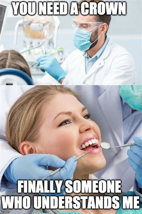 Tag Someone Who Deserves A Crown😉 👑 Dentist Humor Dentist Jokes
