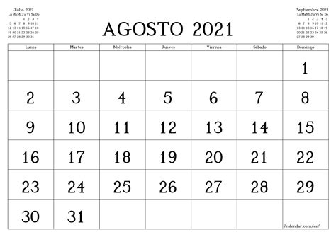 Calendario Agosto 2021 Calendario Agosto 2021 Calendarpedia Agenda