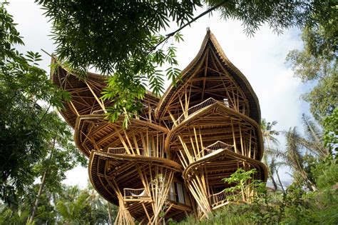 Bamboo Treehouse In Bali Is Pretty Much A Mansion In The Sky Photos