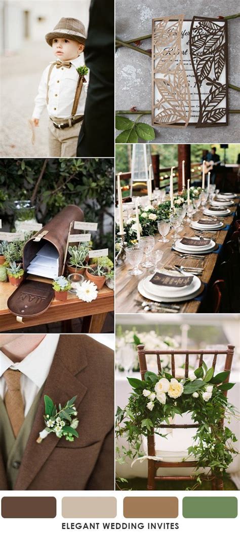 How to Choose Brown As Your Wedding Colors By Season