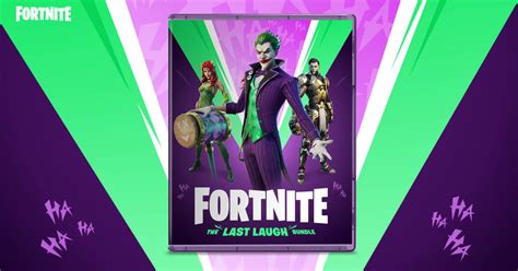 This retail bundle will include two of dc's most infamous villains: Fortnite Officially Launches The Last Laugh Bundle Today