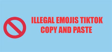 Banned emojis on tiktok and other sites. Illegal Emojis TikTok Copy and Paste: How to Get Illegal Emojis On Tik Tok How to use? All ...