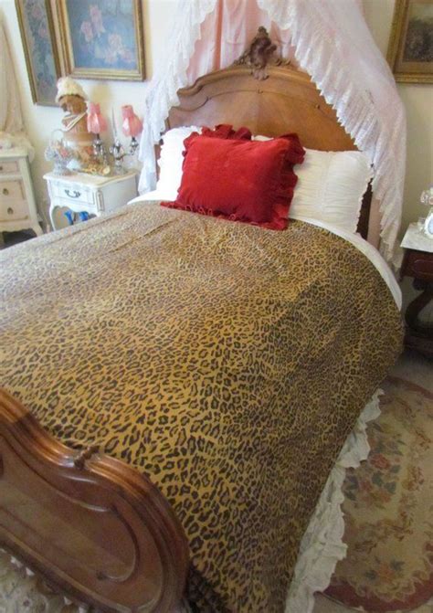 Ralph Lauren Aragon Leopard Full Queen Duvet Cover Rare As Is Etsy