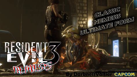 Resident Evil 3 Nemesis Classic Ultimate Form Youtube