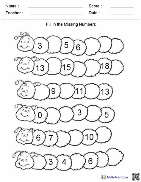 12 Best Images of Before After Number Worksheets ...