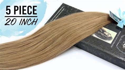 Milani hair #18 dirty blonde 20 clip in hair extensions. ZALA Dirty Blonde #12 20 inch 5 piece - YouTube