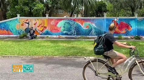 Experience The Cities Beautiful Art With Art Bikes Jax Youtube