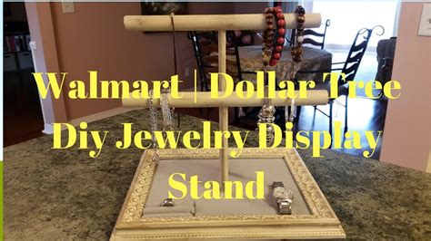 Softflexgirl jewelry display ideas for your home or craft booth. Walmart | Dollar Tree Diy Jewelry Display Stand - YouTube