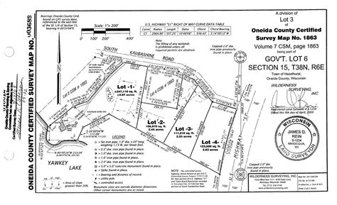 Land Survey Map