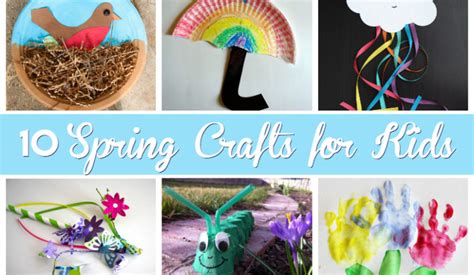 10 Spring Crafts For Kids A Grande Life