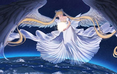 Wallpaper Girl Angel Light Sphere Sailor Moon Images For Desktop