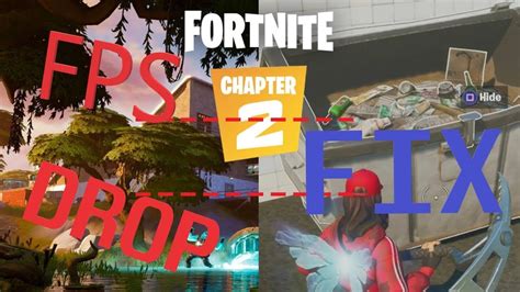 Fortnite Chapter 2 Fps Drop Fix Youtube