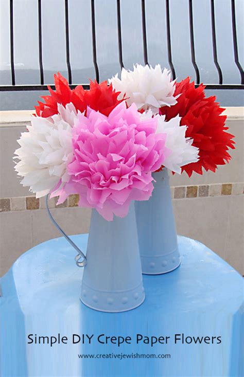 Every time i drive up to my house i sigh just a little. Simple DIY Crepe Paper Flowers To Make Now! - creative ...