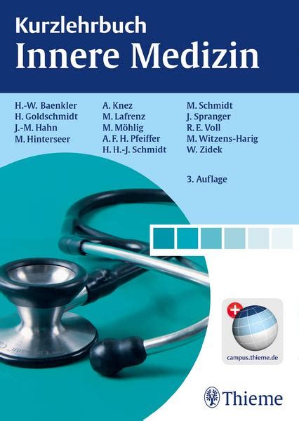 Kurzlehrbuch Innere Medizin von HannsWolf Baenkler  Buch  Thalia