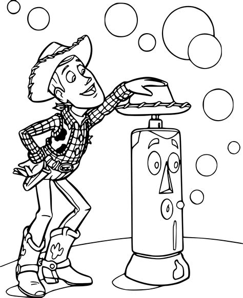 Coloriage Woody Toy Story à imprimer