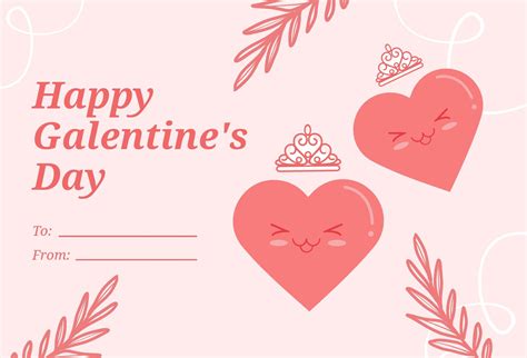 Free Galentines Day Card Templates And Examples Edit Online And Download