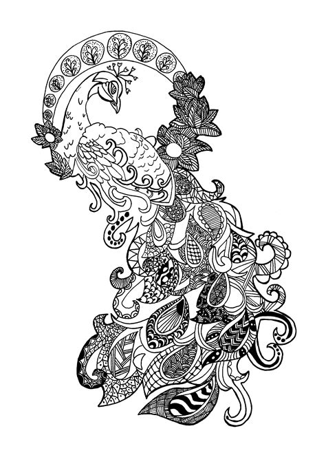 Fun and beautiful pages for stress relieving unique design. Butterfly zentangle rachel - Zentangle Adult Coloring Pages