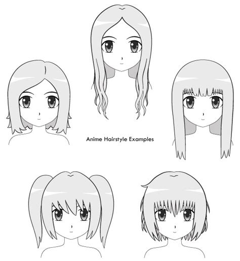Cara Menggambar Rambut Anime Dan Manga Untuk Karakter Cewe Anidraw