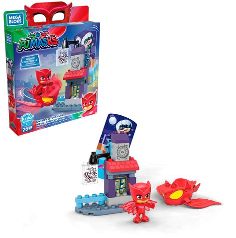 Buy Mega Bloks Pj S Owlette Vs Luna Girl With Building Blocks