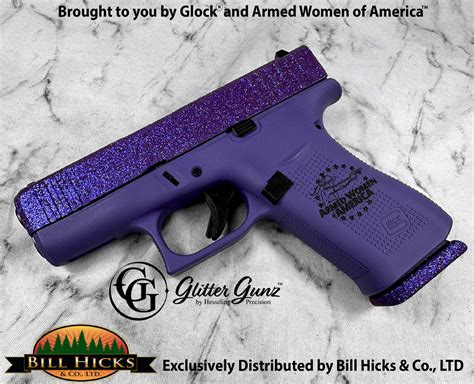 Glock 43x 9mm Awa Glitter Gunz Locked And Loaded Limited