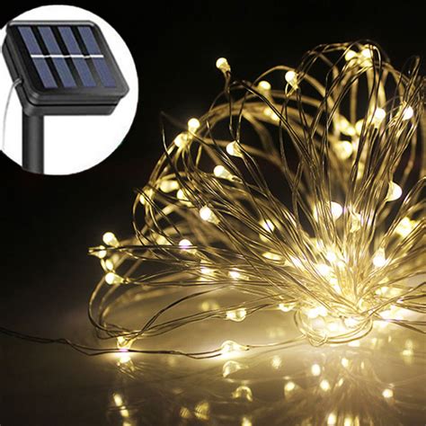 20m 200 Leds Christmas Garland Lights Solar Led Fairy String Light For