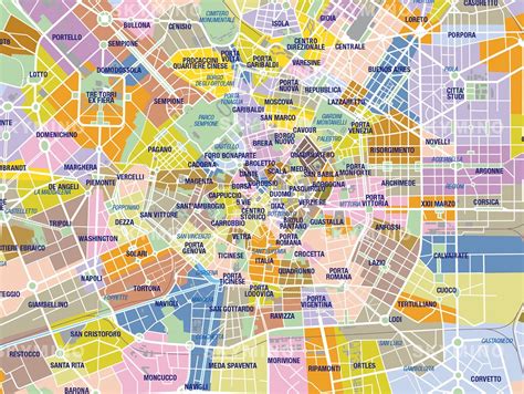 Milano Mappa Quartieri 1 Roberto Flickr
