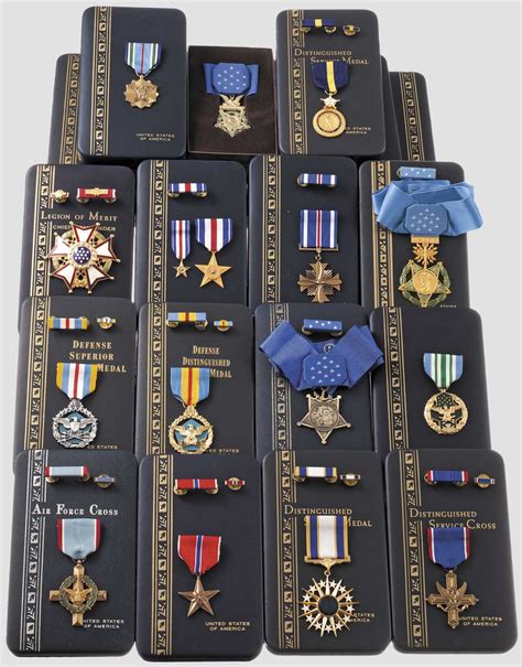 Army Ribbon Chart Military Awards And Decorations Poster 24 X 36