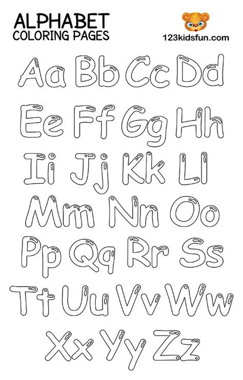 Free Printable Alphabet Coloring Pages for Kids | 123 Kids Fun Apps