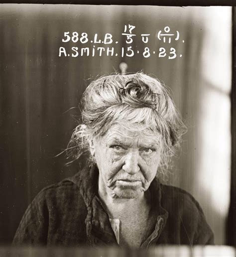 Mugshots taken by Australian New South Wales police force during the