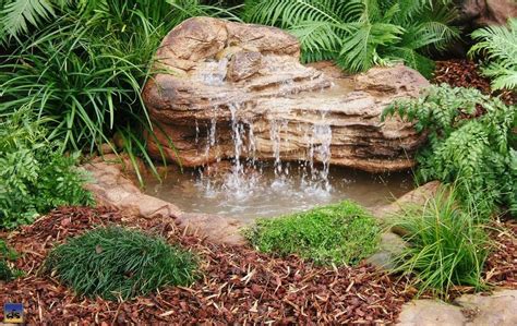 You still get the wonderful sight and sound of running water in your garden without having a. Medium Backyard Garden Pond Waterfall Kits & Artificial Rocks