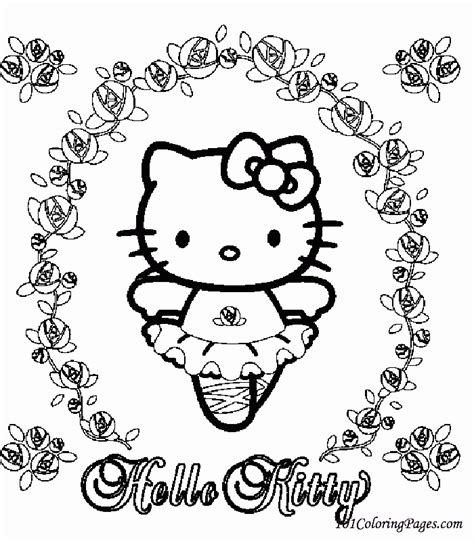 Hello Kitty Adult Coloring Coloring Pages