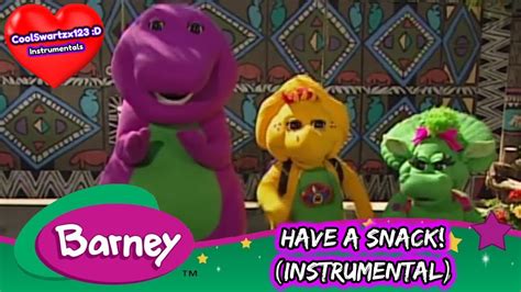 Barney Have A Snack Instrumental Youtube