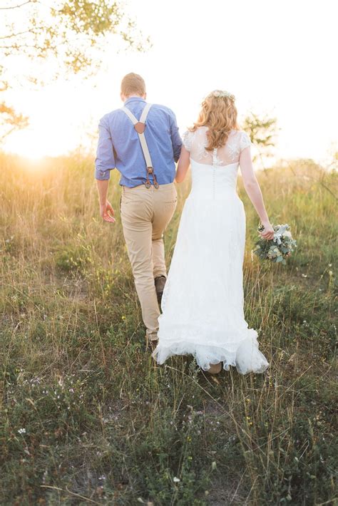 Bridal couple inspiration shoot in a bohemian vintage laced dress and ...