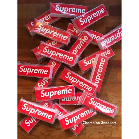 Supreme Supreme Box Logo Sticker Brick Pack Of 100 Grailed